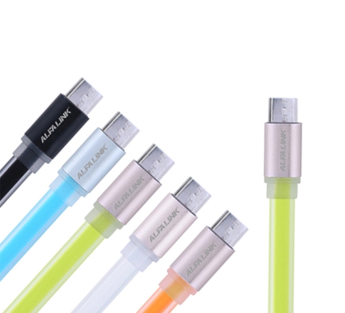 COLOURFULL MICRO USB CABLE GREEN